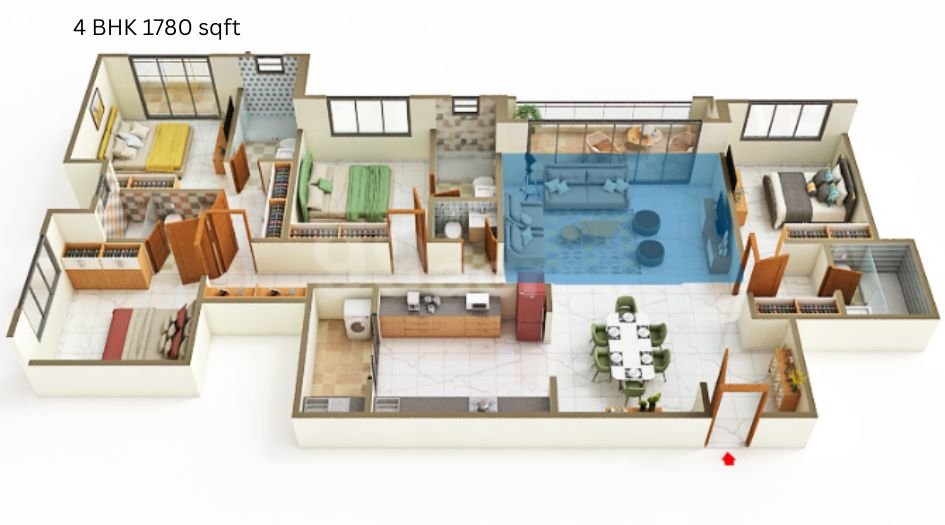 Nyati-Evoque-Gallery-4BHK-FloorPlan